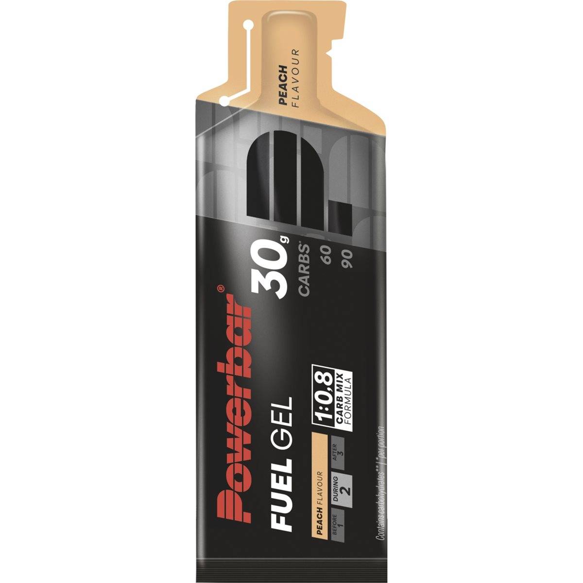 Energigel Powerbar Black Line Fuel Gel 30 peach