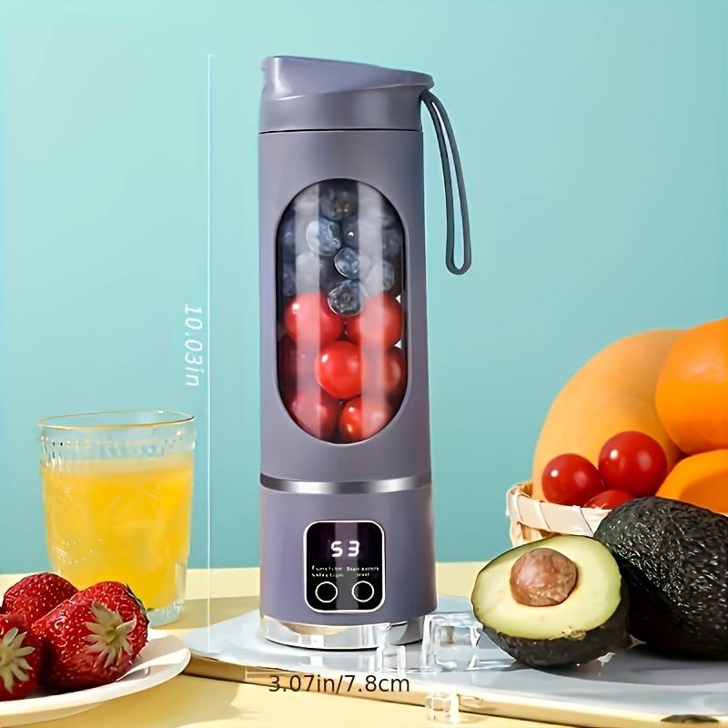 Portable Usb-rechargeable Blender & Juicer - Easy Clean, Perfect For Fruit & Vegetable Drinks, - 10.14oz To 16.91oz Capacity