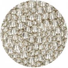 Funcakes strössel Choco Lentils metallic silver 80 g