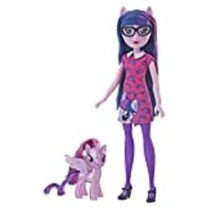 My Little Pony Equestria Girls Through the Mirror Twilight Sparkle – 11-tums modedocka med lila ponnyfigur, avtagbar outfit och skor, åldrarna 5+