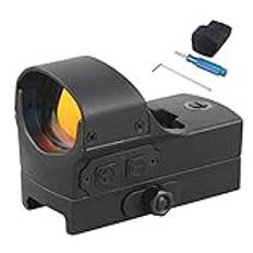 VECTOR OPTICS Wraith 1x22x33mm 1 MOA Per Click Mini Red Dot Scope Sight with Automatic Motion Sensor and Invisible Night Vision Dot, Red Illuminated Reticles, 6 Levels of Illumination