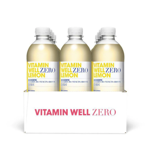 Vitamin Well Zero Lemon (12 x 500ml)