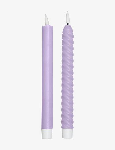 Design Letters Cosy Forever LED candles (set of 2 pcs) - Ljus - LILAC 2099C / purple