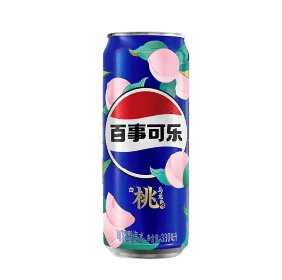 China Pepsi White Peach Slim 24 x 330 ml