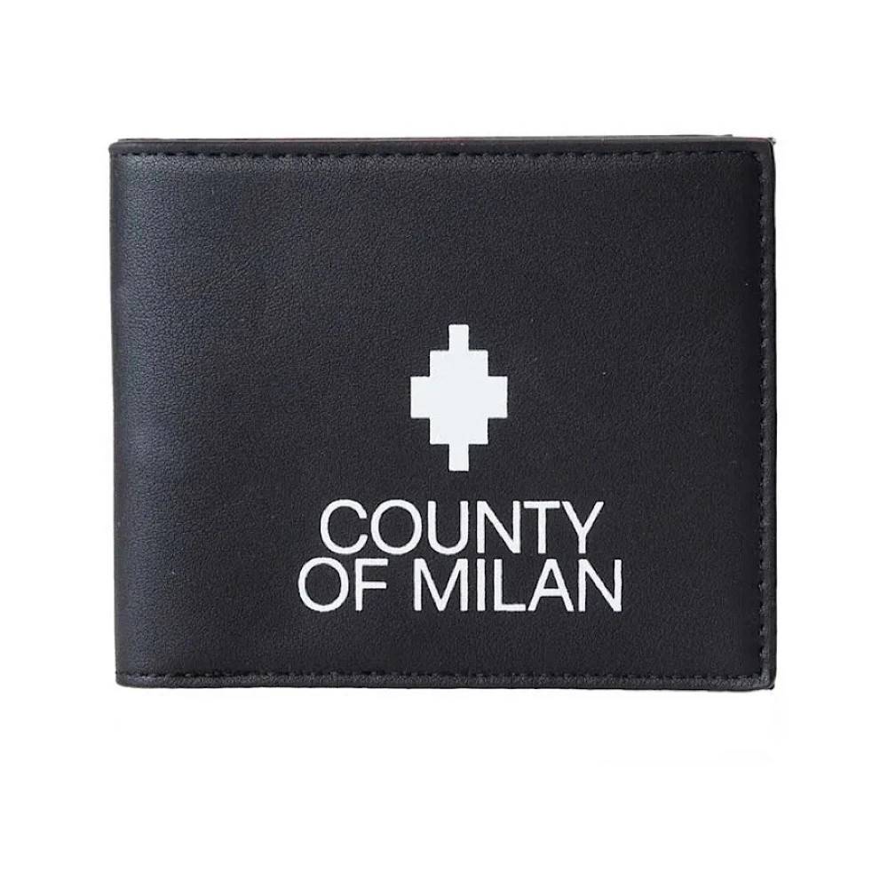 Marcelo Burlon Kompakt pung - Accessories - Herre - Sort - ONE SIZE - Læder