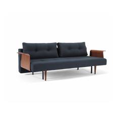 Innovation Recast Plus sovesofa - m. armlæn (515 Nist Blue)