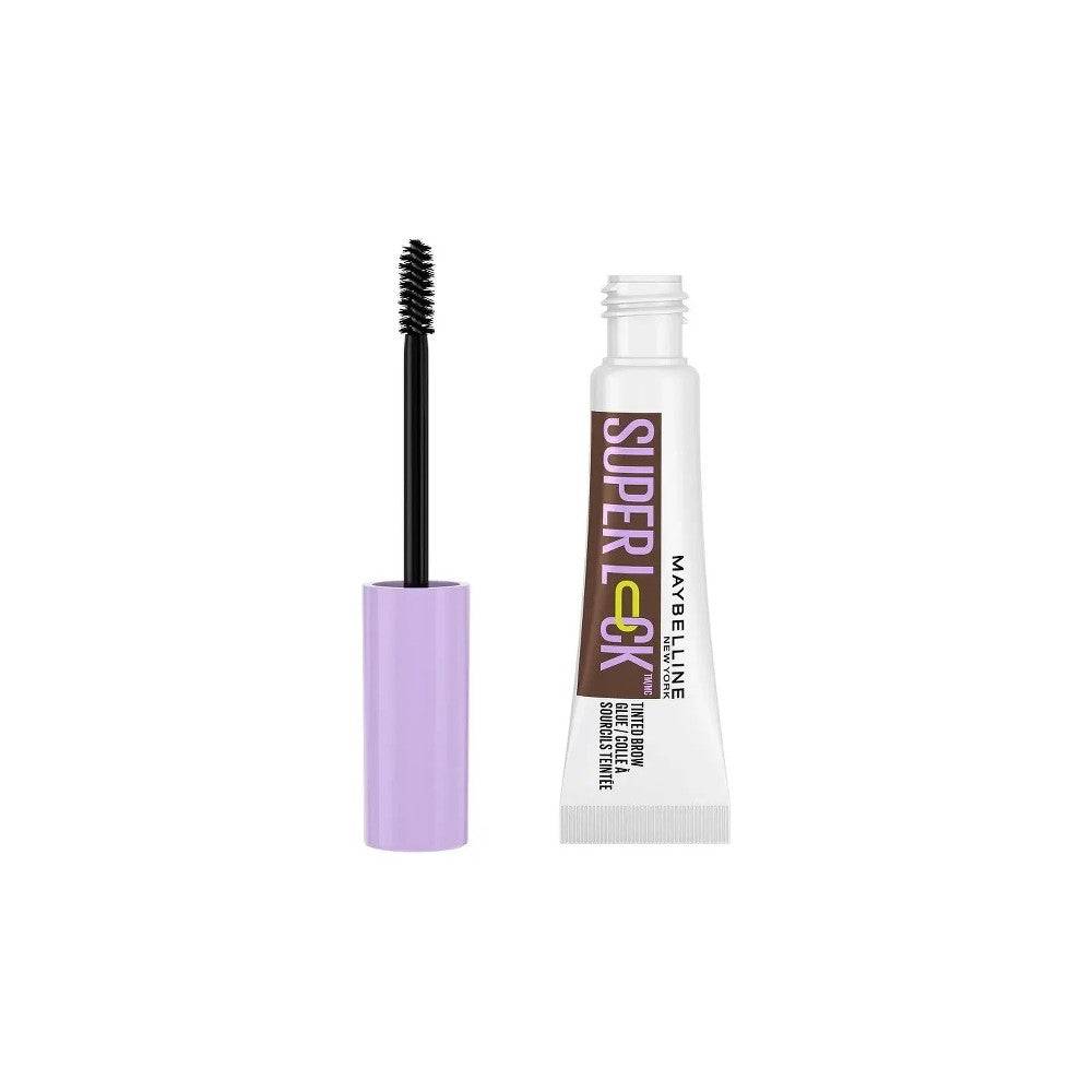 Maybelline Super Lock ögonbrynsgel (tonad) 8g - Nyans: Mörkbrun