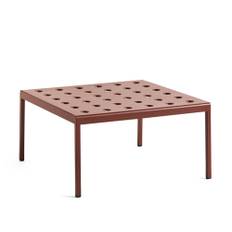 HAY - Balcony Low Table 75x76 cm / Iron Red - Udendørs sofaborde - Ronan & Erwan Bouroullec - RØD - Metal