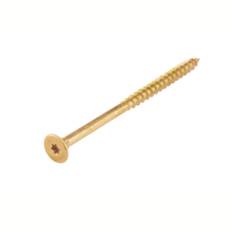 Kram, Spånskruer, gulkromatiseret stål, Ø3,5x25 mm, 18 stk. (På lager i butik)