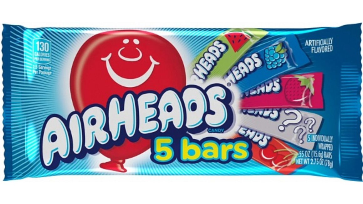 Airheads - 5 Bars Assorted.