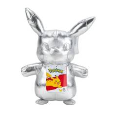 Pokémon Pikachu Silver Gosedjur Plysch 382843 figur leksak jubileum collectibles