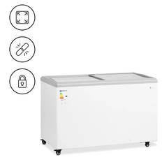 Kummefryser - 360 liter - glaslåger