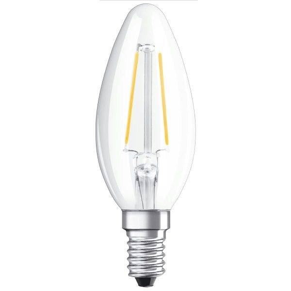 2=15 Watt DÆMP LED Kerte de luxe Filament E14, varmt hvidt lys 2.500K 023841502 quantity