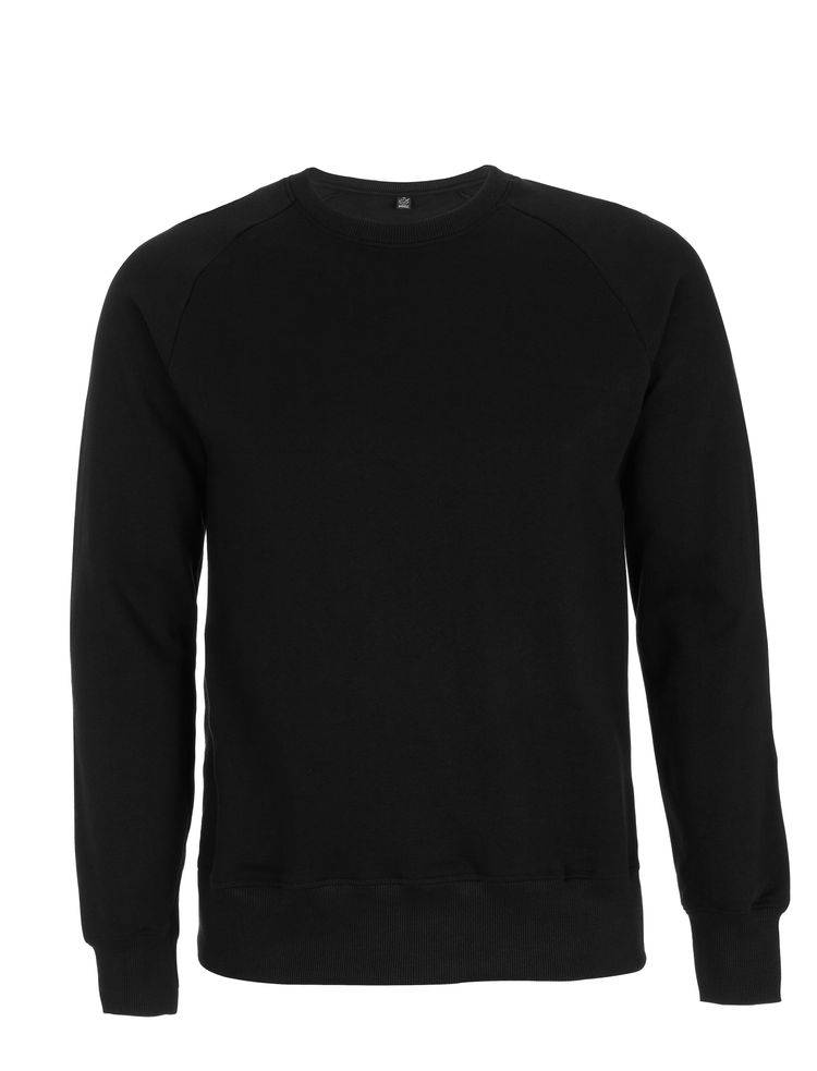 Organic Cotton Raglan Sweatshirt: Earth Positive - 2XL / Black