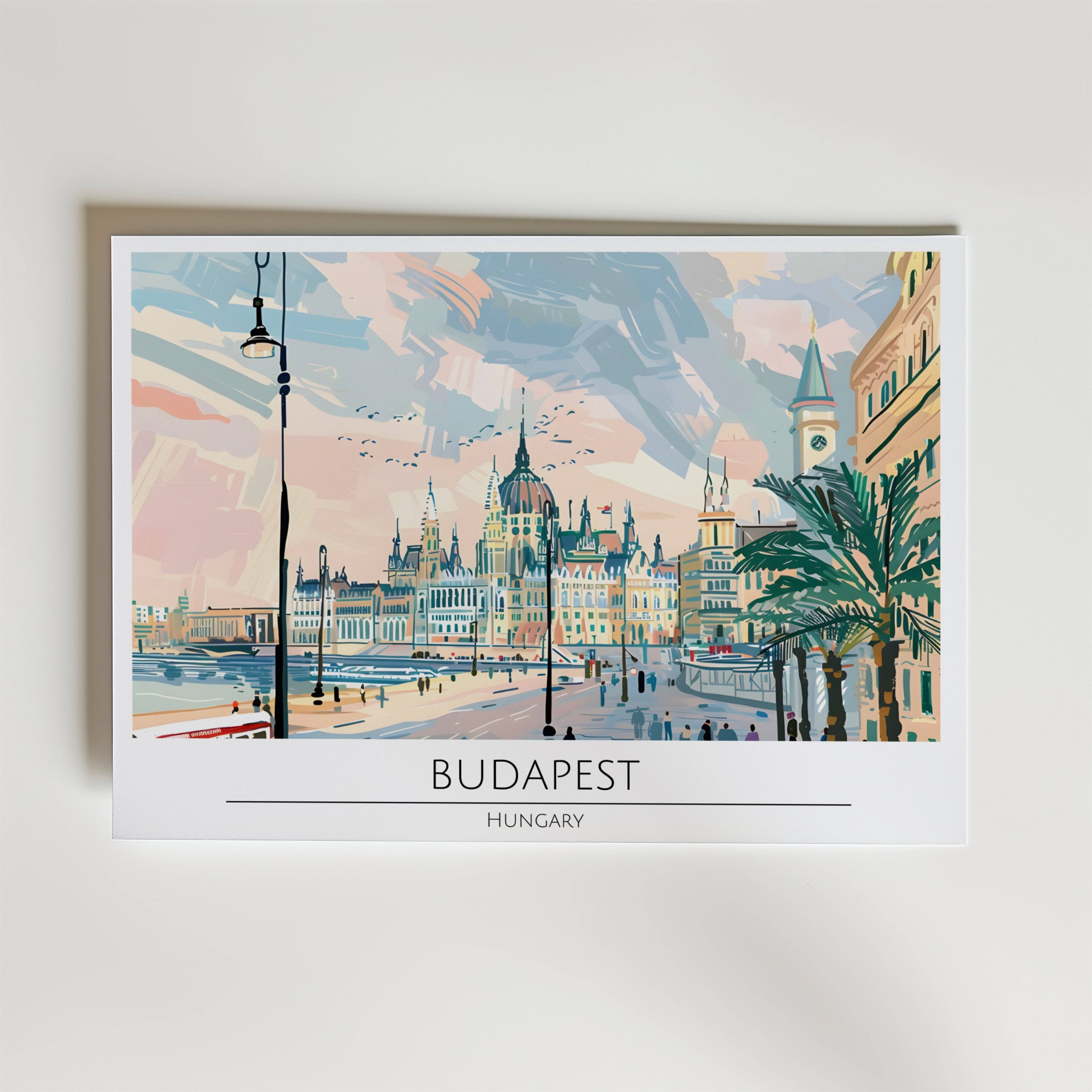 Budapest Poster - Fine Art Poster 70x100 cm