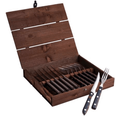 Gense Old farmer classic Steakbestik/grillbestik 12 dele Træ/Stål