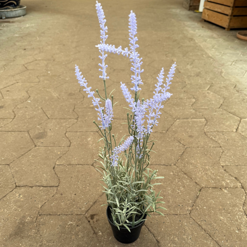 Kunstig Lavendel - H 45 cm - Lavendelblå