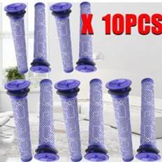 Filter ersätter dyson v6 v7 v8 dc62 dc61 dc58 dc59 dc74 dammsugare filter del # 965661-01 fette filter - 10 st