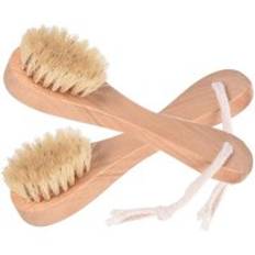 Soft bristles skin face cleanser wash scrubber brush facial cleaning brushes wooden manual bamboo face facial cleansing brushes