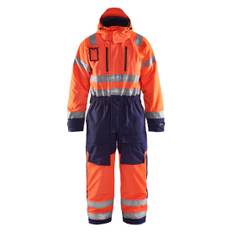 Varseloverall Vinter Blåkläder - Orange/Marinblå - C58
