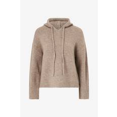 Gina Tricot - Knitted Hoodie - Beige