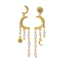 Maanesten 9718a Astrea Earring, Forgyldt