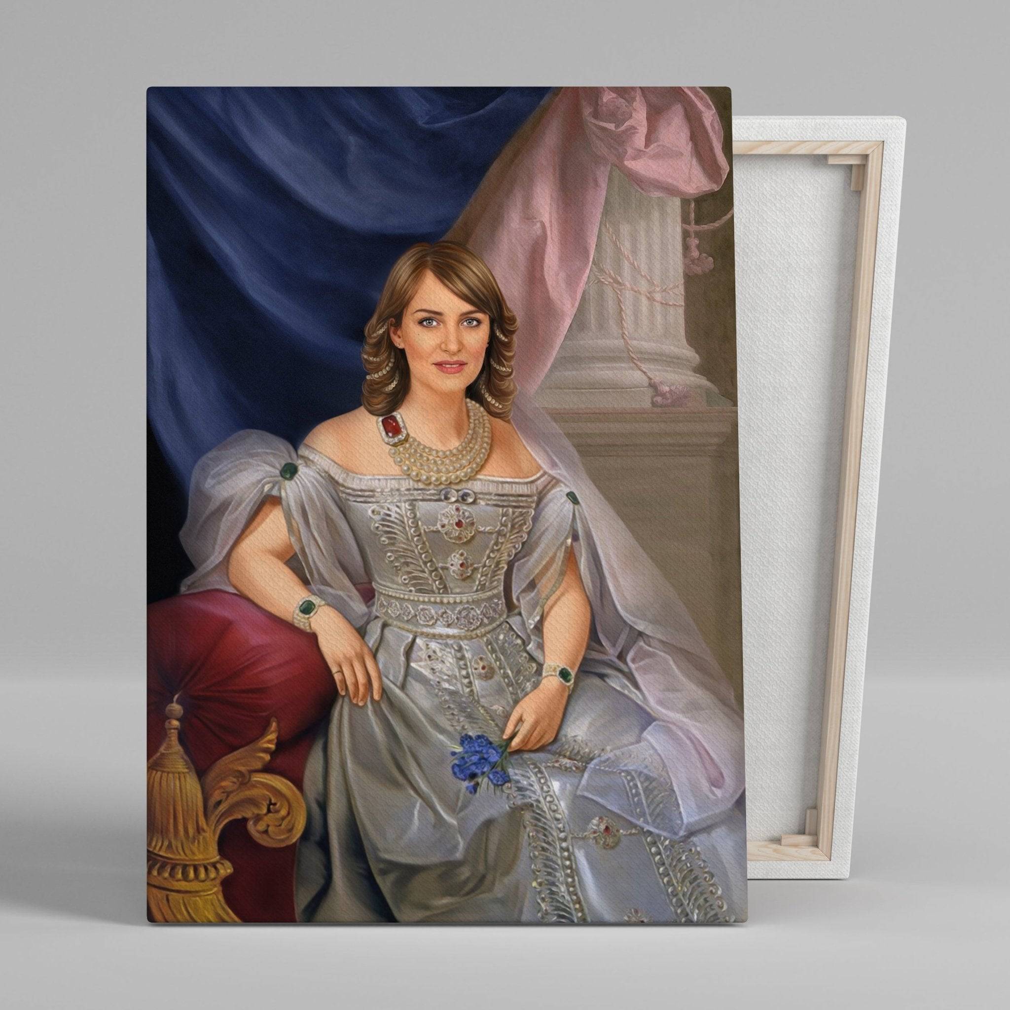 Queen Regent - Personlig Tavla - Monterad Canvastavla / 40x50