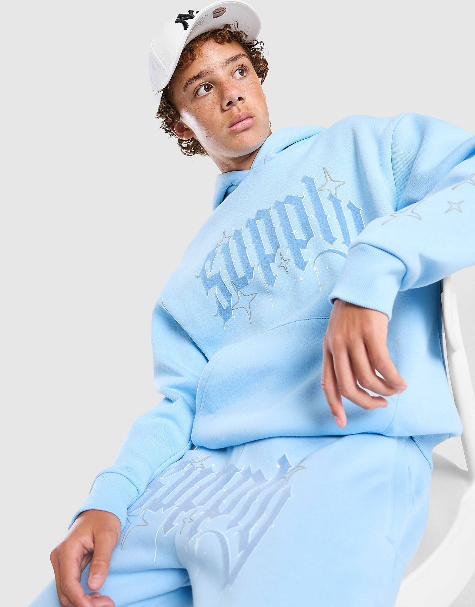 Supply & Demand Rulon Hoodie Junior, blå - 12-13Y