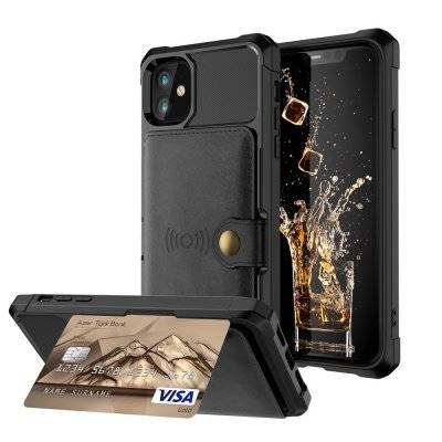 Multi-Slot Skal iPhone 12 Mini Svart