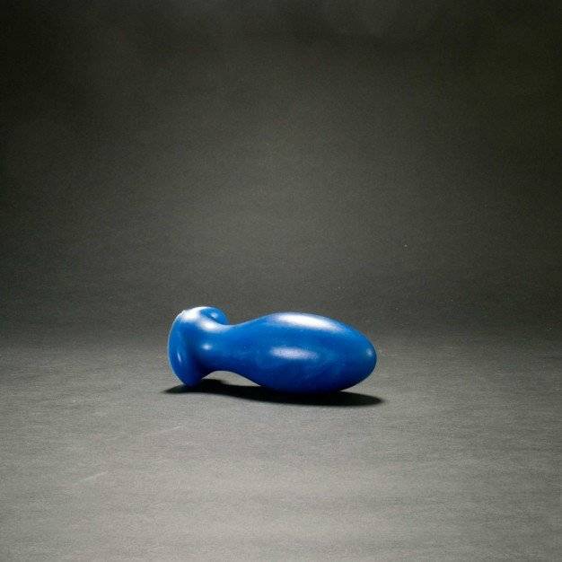Topped Toys Gape Keeper 65 Blue Steel, premium silicone anal plug 14 x 5.3 cm.