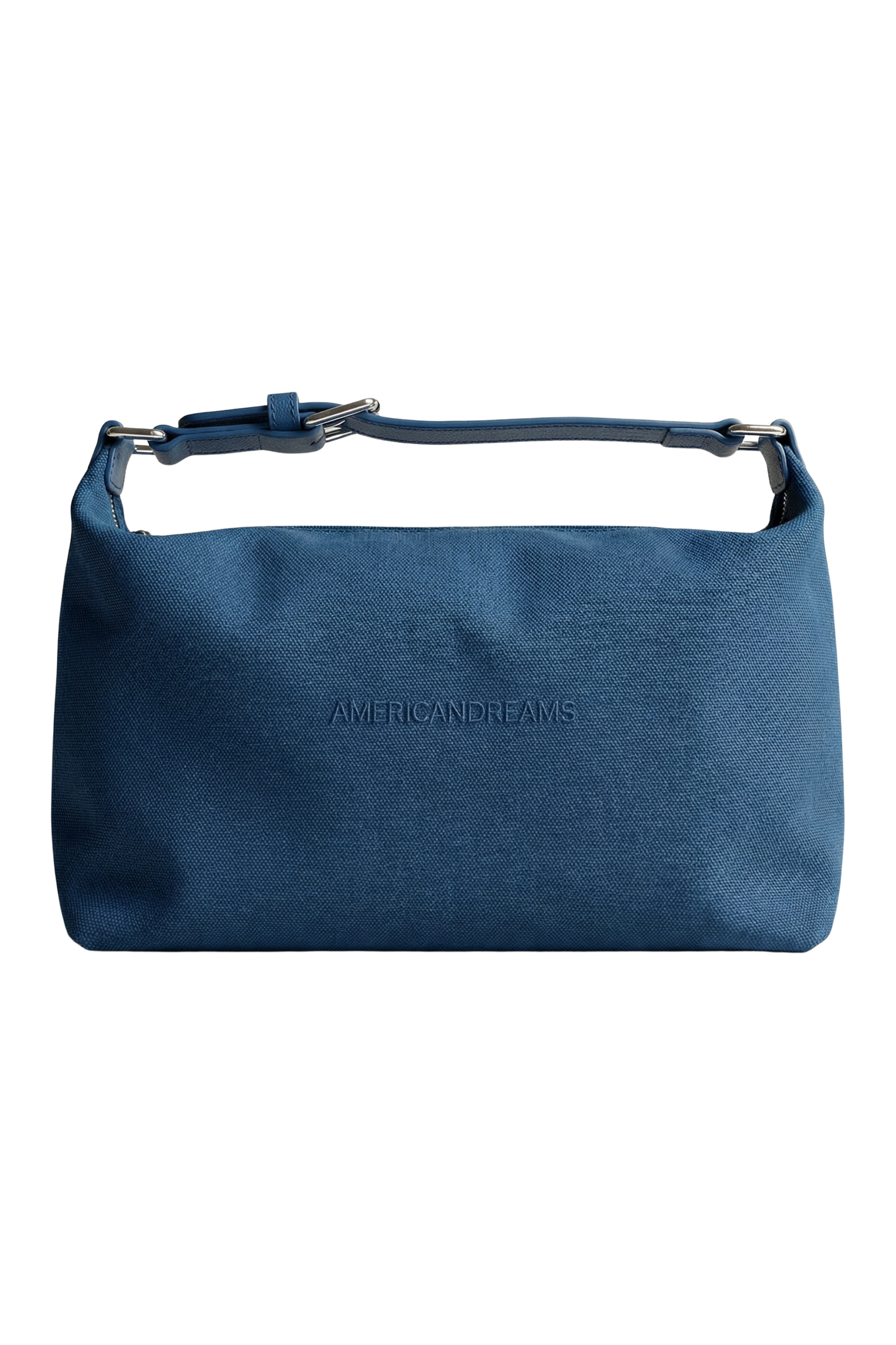 Canvas Club Bag Teal Blue