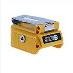 Batteriadapter för DeWALT USB-laddningsadapter 18 V 5 A batteri 12 V DC-utgångsgränssnitt för högtalarströmförsörjning