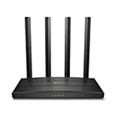 TP-Link Archer C80 Dualband WLAN Router (600 Mbit/s 2,4GHz, 1300Mbit/s 5GHz), 4 Gigabit LAN Ports, Print/Media/FTP Server, Gast-Netzwerk, unterstützt keine DSL-Funktion