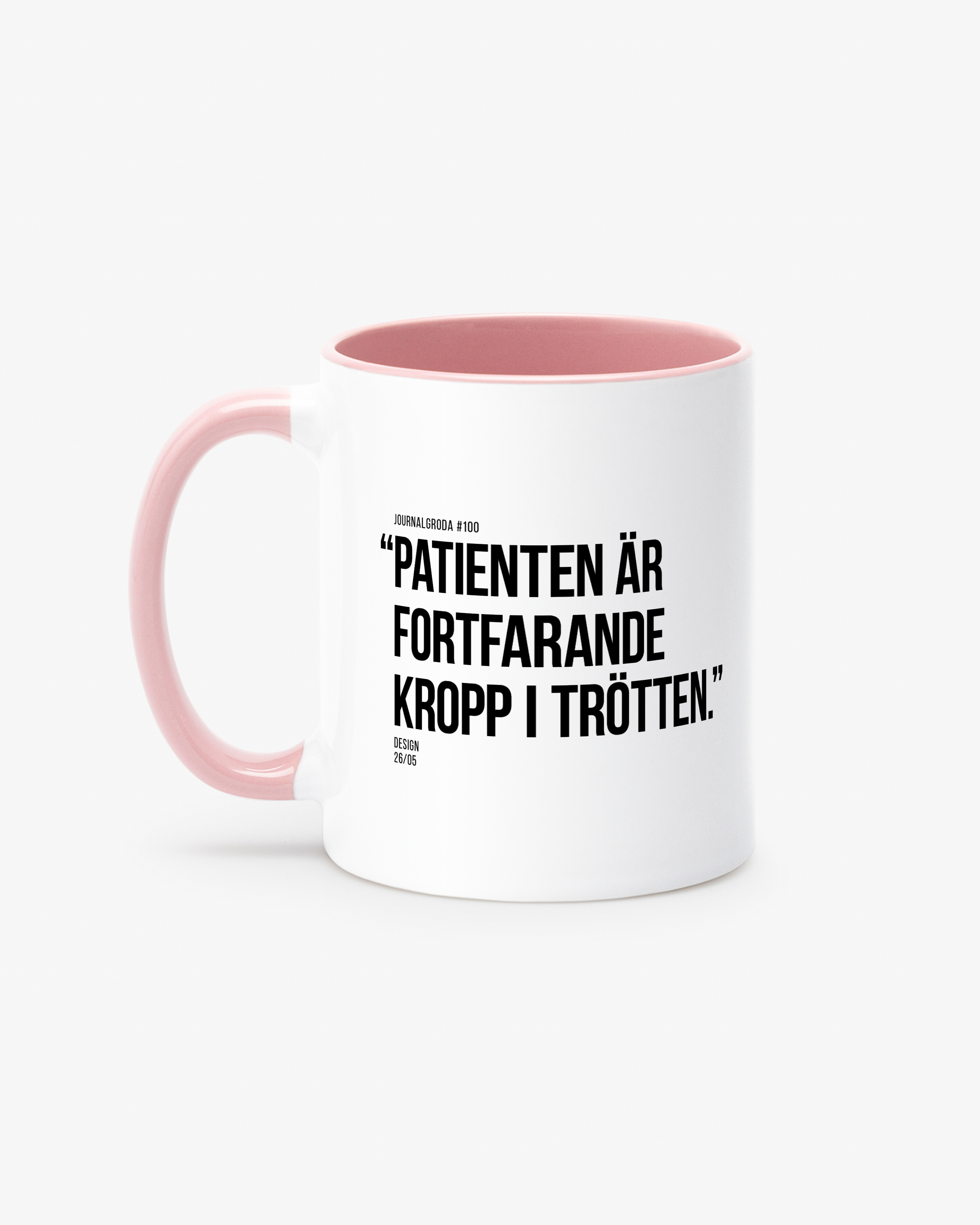 Journalgrodor Mugg #2 Rosa