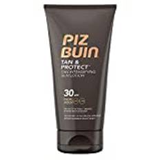 Piz Buin Tan & Protect, Sonnencreme mit Bräunungsbeschleuniger, LSF 30, wasserfest und nicht fettend, 150ml