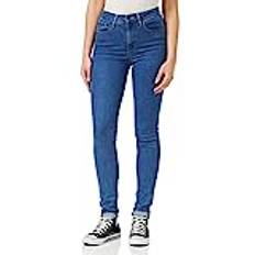 Levi's Dam Jeans 721 High Rise Skinny Bogota Heart, Dark Indigo - Worn In, 23W / 30L