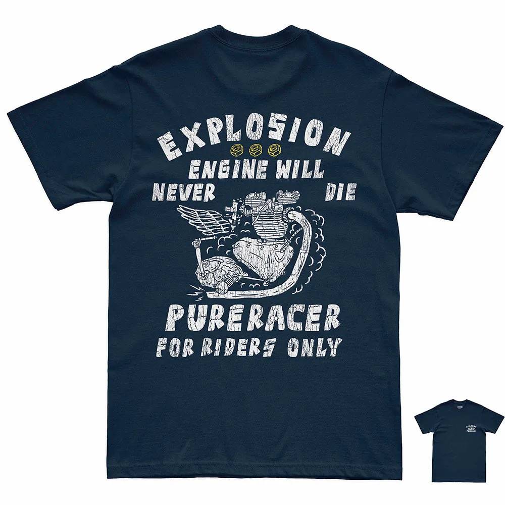 Pure Racer Explosion Engine T-shirt Med Korte ærmer