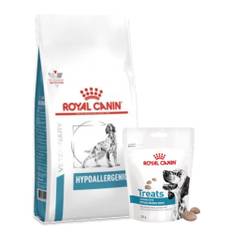Veterinary Diets Dog Derma Hypoallergenic + godis - 14 kg + 230 g
