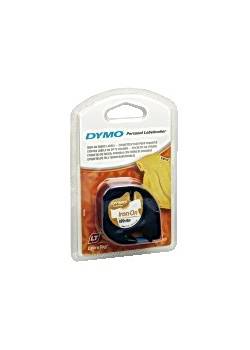 Tape DYMO LetraTAG Iron on svart på vit