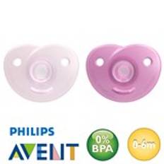 Philips Avent Soothie sutter, runde, silikone str.1