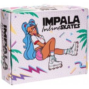 Impala Lightspeed Inline Rulleskøjte, Pink/Yellow