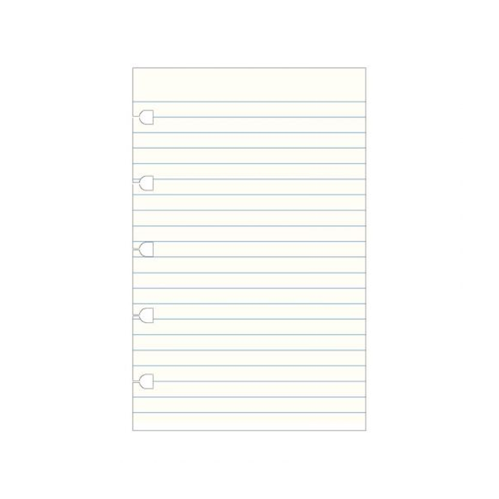 Refillblad Filofax Pocket Contemporary, linjerade, vita (Pocket)