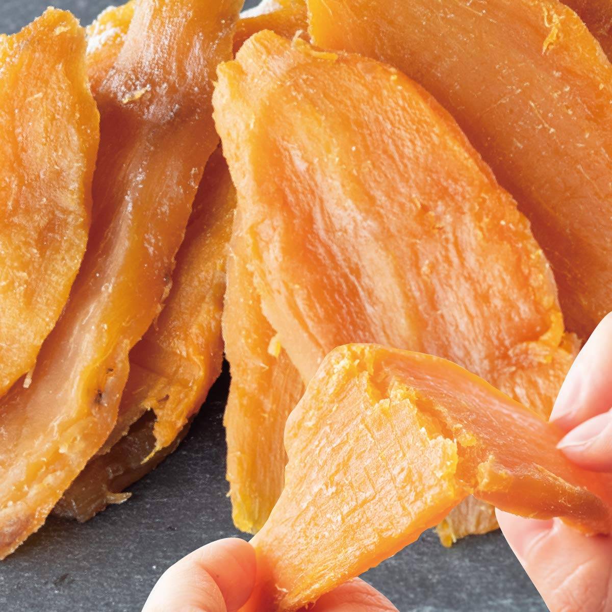 Torkad sötpotatis inhemsk produktion utan tillsatser smakjämförelse Kyushu-producerad Annouimo Beniharuka helt soltorkad set 400g (Annouimo