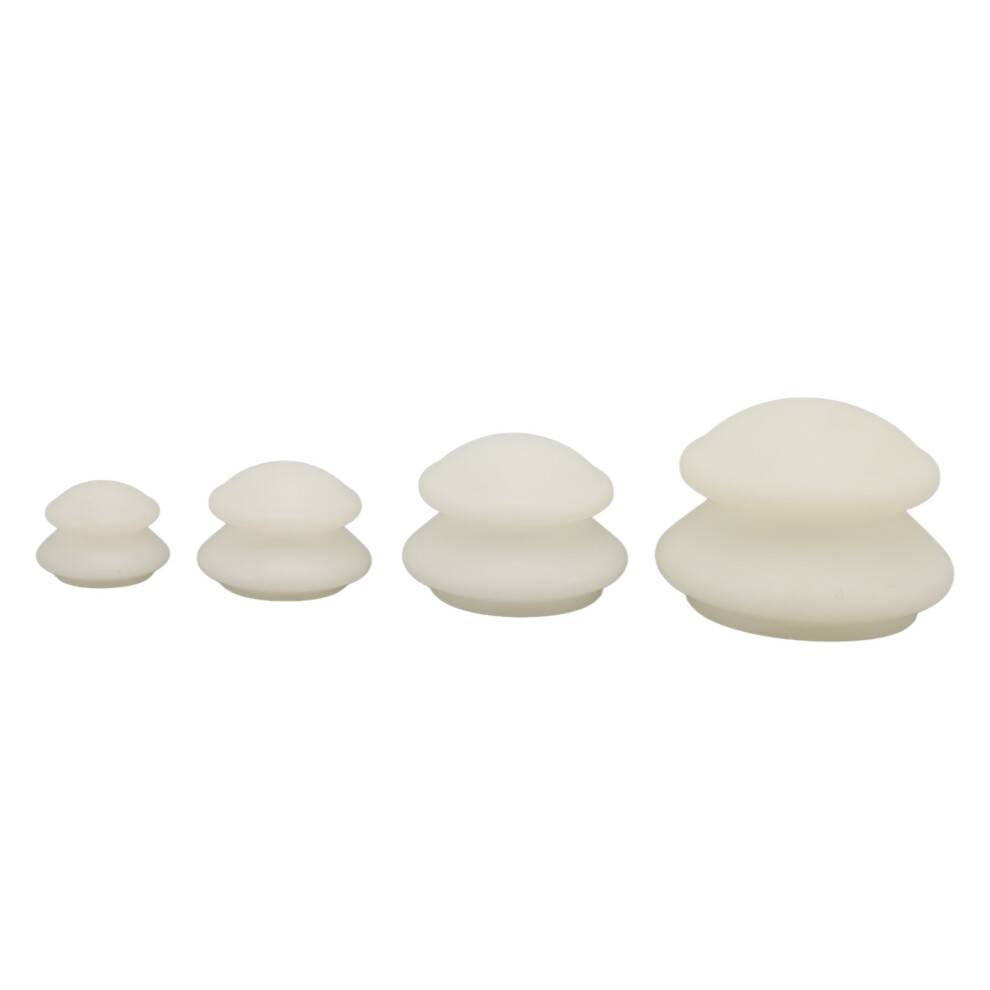 4-delt cupping-terapisæt – PVC-sugekopper til