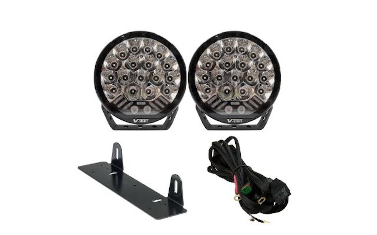 LED-Extraljuspaket 2-Pack V-Sight Roadking 9"