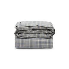 Lexington Gray/Blue Checked Cotton Flannel Bed Set