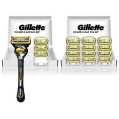 Gillette ProShield Manual Shaving Razor for Men 16 Spare Blades Included +