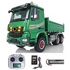 TOUCAN RC HOBBY LESU 1/14 RC hydraulisk dumper 3 axlar 3-vägs tippradio batteri för modell