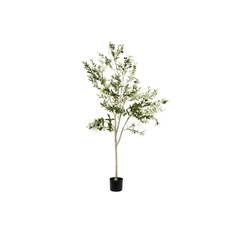 Konstgjord växt Olive Tree 75x75x178 cm - Balkongblommor Grön,Svart