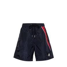 MONCLER TAPE TRIM SWIMSHORTS Size: XL, colour: NAVY